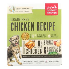 The Honest Kitchen Force - Grain Free Chicken Dog Food - 4 Lb. bag makes 16 lbs