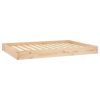 Dog Bed 40"x29.1"x3.5" Solid Wood Pine