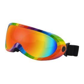 Dog Windproof Glasses Outdoor Pet Cool Sunglasses (Option: Rainbow frame)