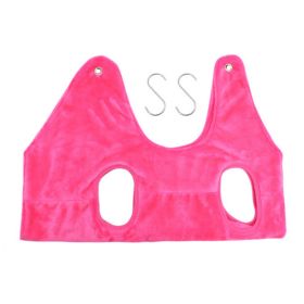 Pet ammock Harness Dog Hammock Restraint Bag Helper Breathable Dogs Grooming Trimming Hammock Helper Cats (Option: Pink-L)