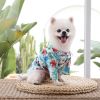 Hawaii Beach clothing for Pet Dog Cat T-Shirts Cute for Small to Medium Dog Cats Cool Summer Vest Camp Shirt Clothes; dog clothes