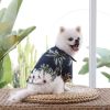 Hawaii Beach clothing for Pet Dog Cat T-Shirts Cute for Small to Medium Dog Cats Cool Summer Vest Camp Shirt Clothes; dog clothes