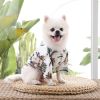 Hawaii Beach clothing for Pet Dog Cat T-Shirts Cute for Small to Medium Dog Cats Cool Summer Vest Camp Shirt Clothes; dog clothes